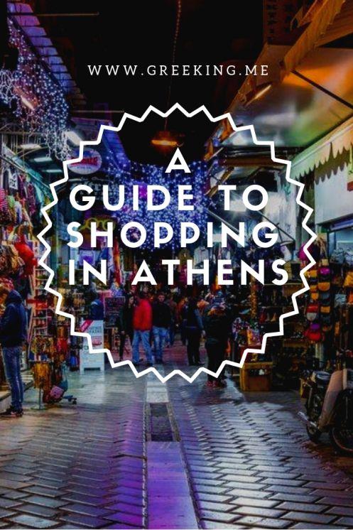 A guide to shopping in Athens pinterest