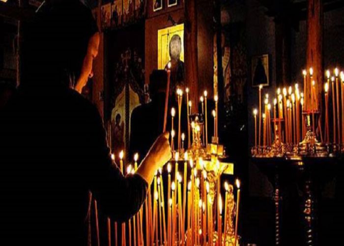 Candles icon gold candlelight Orthodox Church thegreekobserver