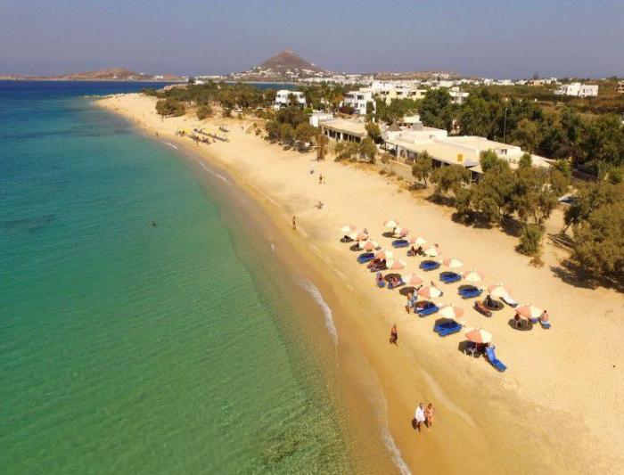 plaka beach naxos island