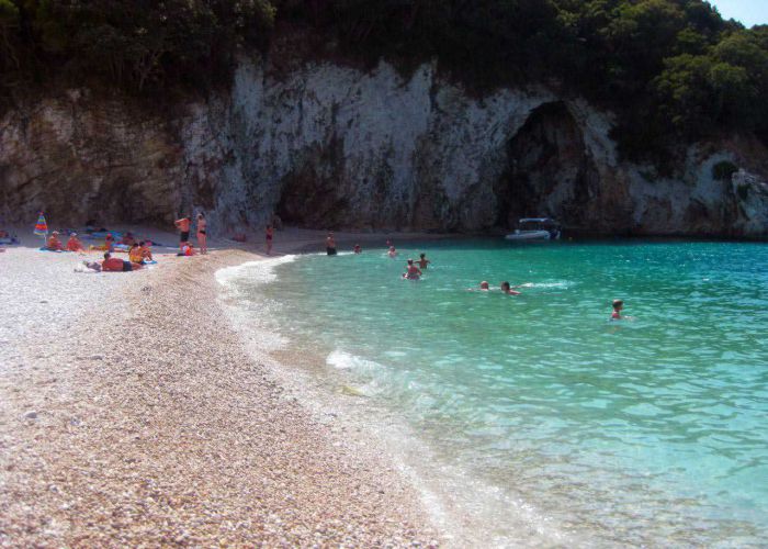 rovinia beach corfu atcorfu