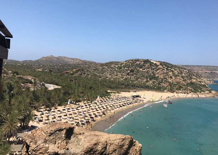 vai beach in crete