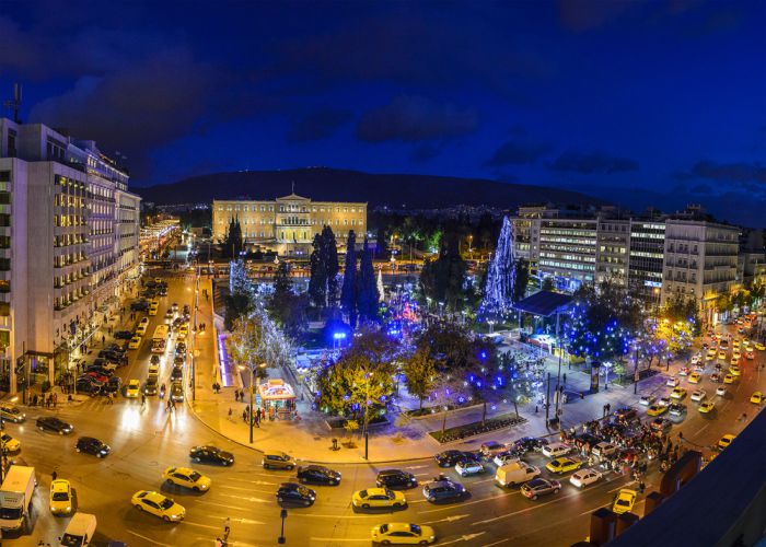 Syntagma square Christmas