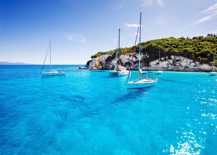 sailing iin greece Kite rin shutterstock