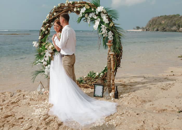 beach wedding