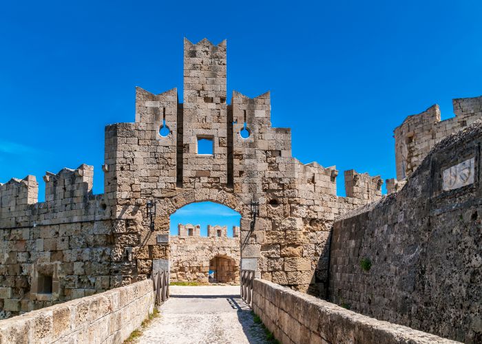 medieval town rhodes