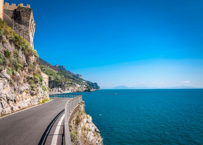 road in Amalfi