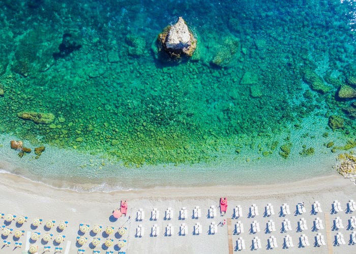 Taormina beach