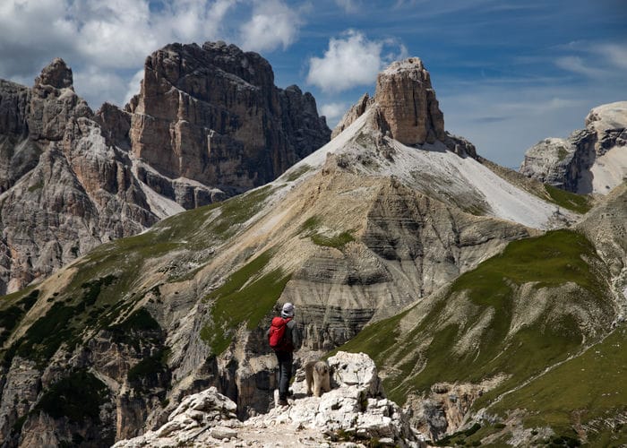 hiking Tre Cime di Lavaredo in Dolomites