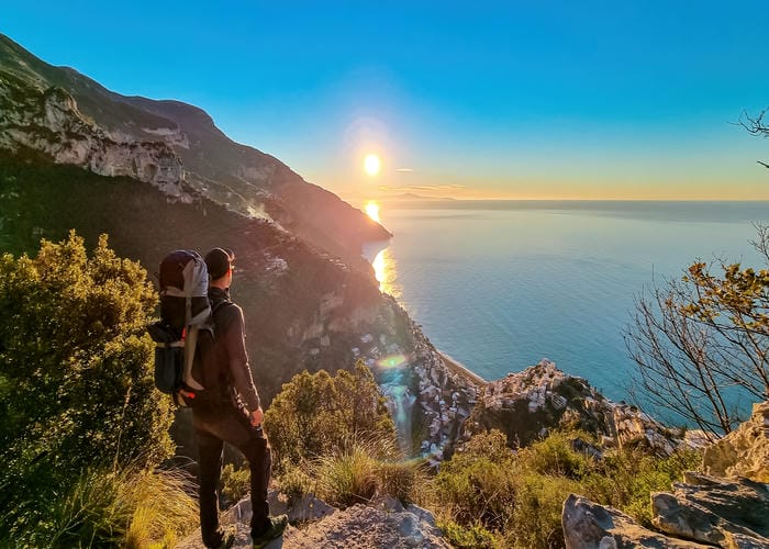 hiking the path of the gods