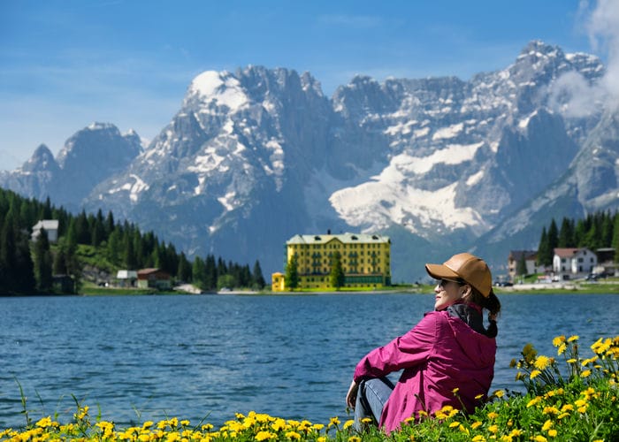 gazing at the dolomites