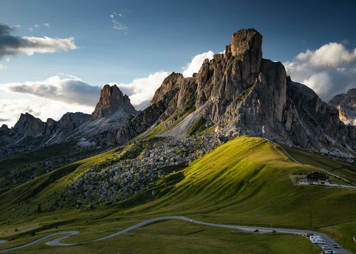 gusela peak dolomites