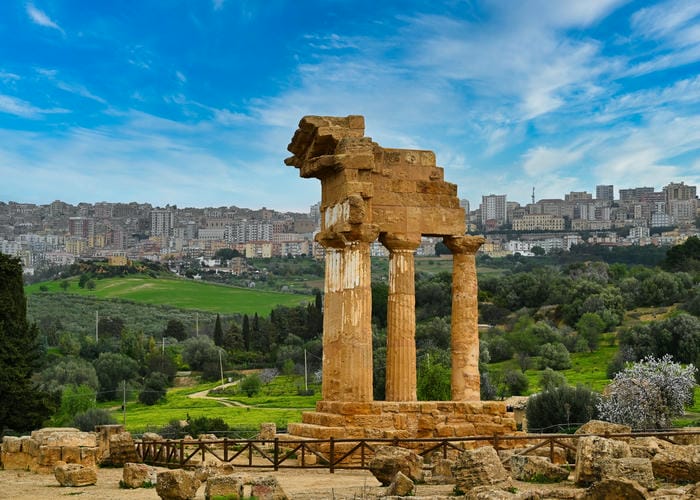 temples of castor and pollux valley of gods sicily