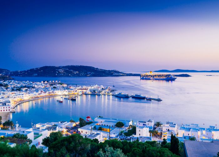 mykonos panoramic Aetherial Images shutterstock