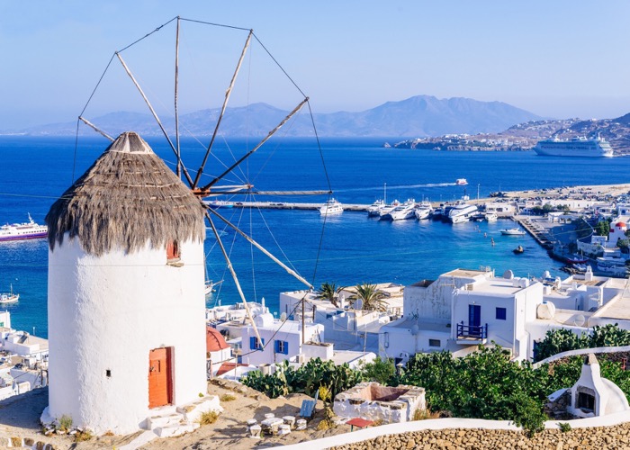 windmill mykonos Aetherial Images shutterstock