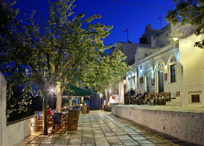 Naxos by night