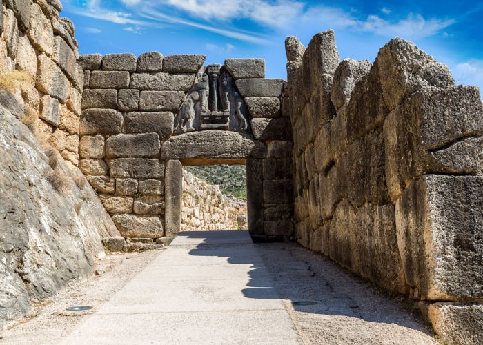 mycenae lion gate S F shutterstock