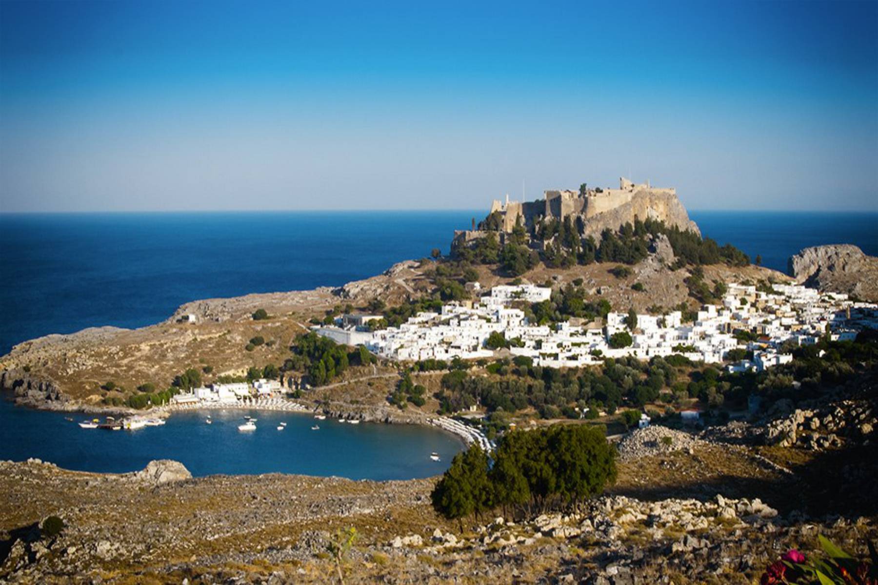 Lindos Village Tour with Luxury Motor Yacht - Greeking.me